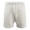 Autry Grey  Logo Embroidered Shorts In White