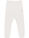 Autry Grey Cotton Sweatpants With Black Logo In Gray