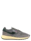Autry Low-top Sneakers With Mesh Panels And Suede Overlays In Gray