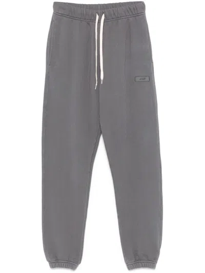 Autry Grey Logo-patch Track Pants