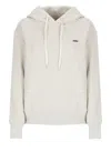 Autry Melange Light Grey Cotton Main Wom Sweatshirt In Grey