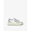 Autry Suede Kidstripes Low-top Sneakers In Grey Mid