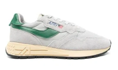 Autry Low Top Sneakers With Perforated Toe Box In Gray