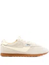 Autry 'windspin Low' Beige Sneaker With Logo On The Side And On The Heel In Suede Man In Neutral