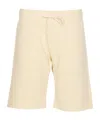 Autry Drawstring Waist Shorts Side Pockets In Nude