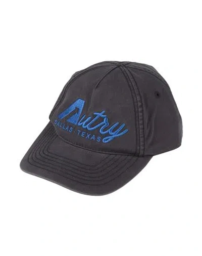 Autry Hat Midnight Blue Size Onesize Cotton, Polyester In Black