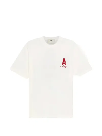 Autry Heritage Logo-print Cotton T-shirt In White