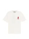 Autry Heritage T-shirt With A Washed Effect In White