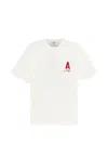 Autry Heritage T-shirt With A Washed Effect In Nude