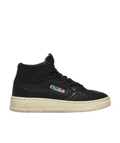 Autry High-top Lace-up Sneakers In Black