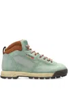 Autry High-top Panelled Sneakers In Green