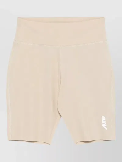 Autry High Waist Cyclist Shorts Stretch Design