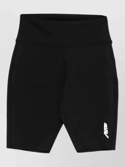 Autry High Waist Stretch Mid Thigh Shorts