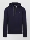 Autry Navy Cotton Hoodie With Drawstring Hood And Contrast Logo In Blue