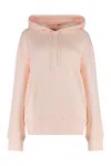 Autry Logo Hooded Sweatshirt Long Sleeves In Pink