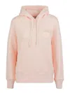 Autry Logo Hooded Sweatshirt Long Sleeves In Pink