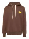Autry Sweatshirt In Brown Cotton In Brown