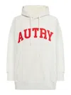 Autry Hoodie Dress Sweatshirts Grey In Grey