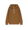 Autry Drawstring Hooded Knitwear With Ribbed Cuffs In Brown