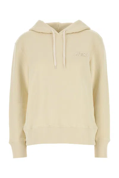 AUTRY AUTRY CREAM COTTON MAIN WOM SWEATSHIRT