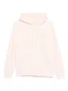 Autry Hooded Sweatshirt With Logo Embroidery And Elasticized Edges In Pink
