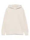 Autry Beige Sweatshirt With Drawstring Hood In Neutral