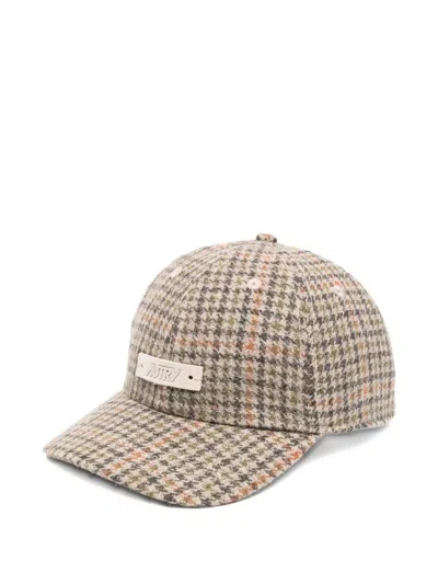 AUTRY HOUNDSTOOTH-PATTERN BASEBALL CAP