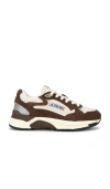 Autry Hyperway Low Sneaker In Brown