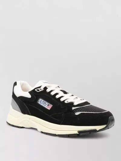 Autry Hyperway Low Sneakers Mesh Panels Sole In Black
