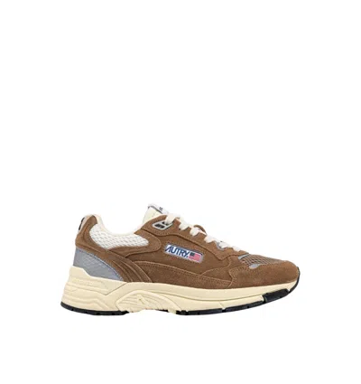 AUTRY AUTRY HYPERWAY LOW SUEDE MESH CIGAR SILV