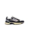 Autry Hyperway Lowsuebic Mesh Spblu Silv Sneakers In Blue