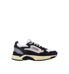 Autry Hyperway Lowsuebic Mesh Spblu Silv Sneakers In Black