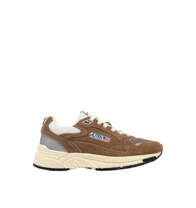 AUTRY HYPERWAY LOWSUEDE MESH CIGAR SILV SNEAKERS