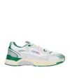 Autry Hyperway Low Sneakers Contrast Heel Design In White