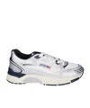 Autry Hyperway Sneaker In Mesh And Suede Sneakers Silver In Multi