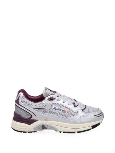 Autry Hyperway Mesh-panel Sneakers In Silver