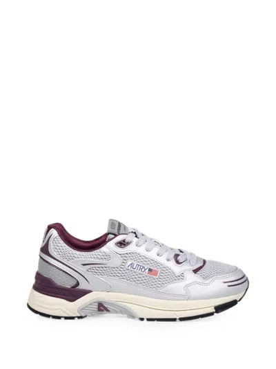 Autry Hyperway Metallic Sneakers In Animal Print
