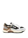 Autry Hyperway Panelled Leather Sneakers In Multi
