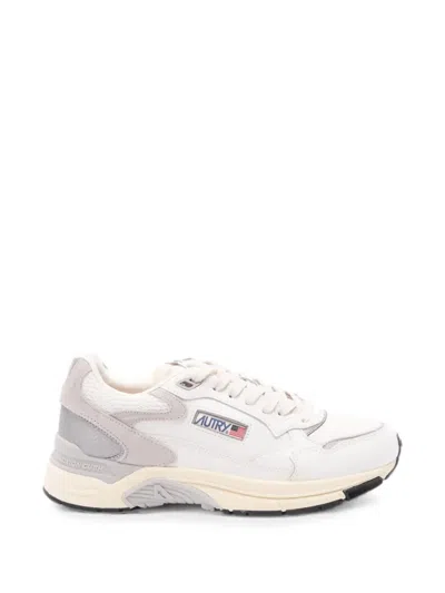 Autry Hyperway Panelled Sneakers In White