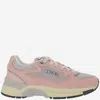 Autry Low Hyperway Wom Sneakers With Mesh Panels In Pink