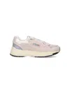 Autry Hyperway Mesh And Suede Sneakers In Neutral