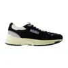 Autry Hyperway Black Low Top Sneakers With Logo Patch On Tongue And Side In Tech Fabric Man
