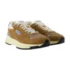 Autry Hyperway Suede And Mesh Low-top Sneakers In Brown