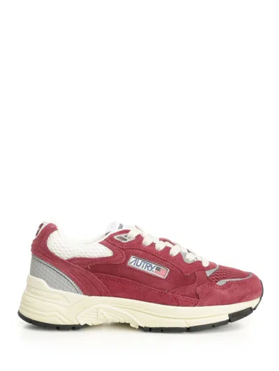 Autry Hyperway Sneakers Red In Pink
