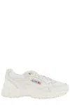 Autry Hyperway Sneakers With Leather-mesh Upper In Neutral