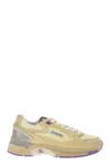 Autry Hyperway Suede And Mesh Trainers In Brown