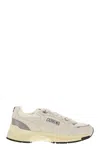 Autry Hyperway Suede Sneakers In White