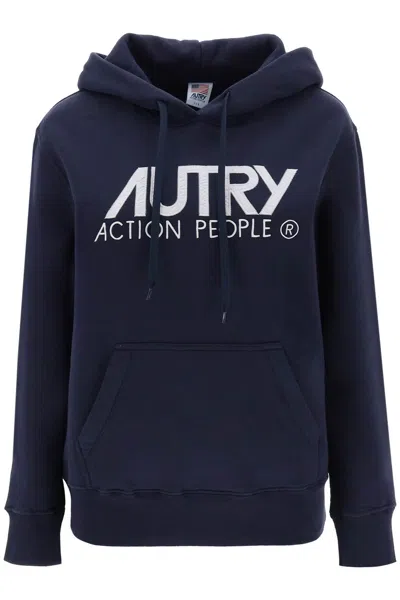 AUTRY ICON HOODIE WITH LOGO EMBROIDERY
