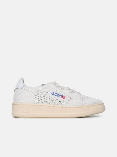 Autry Ivory Fabric Sneakers
