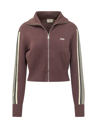 Autry Jacket Main Knit - Cozy Fashion Essential In Burgundy